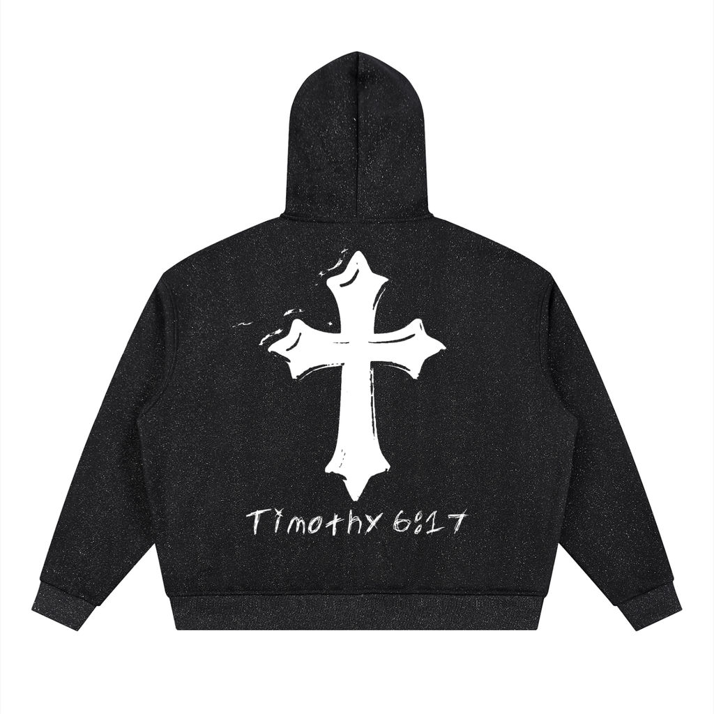 Unisex Sparkles Full Zip Boxy Hoodie (Christ Edition)