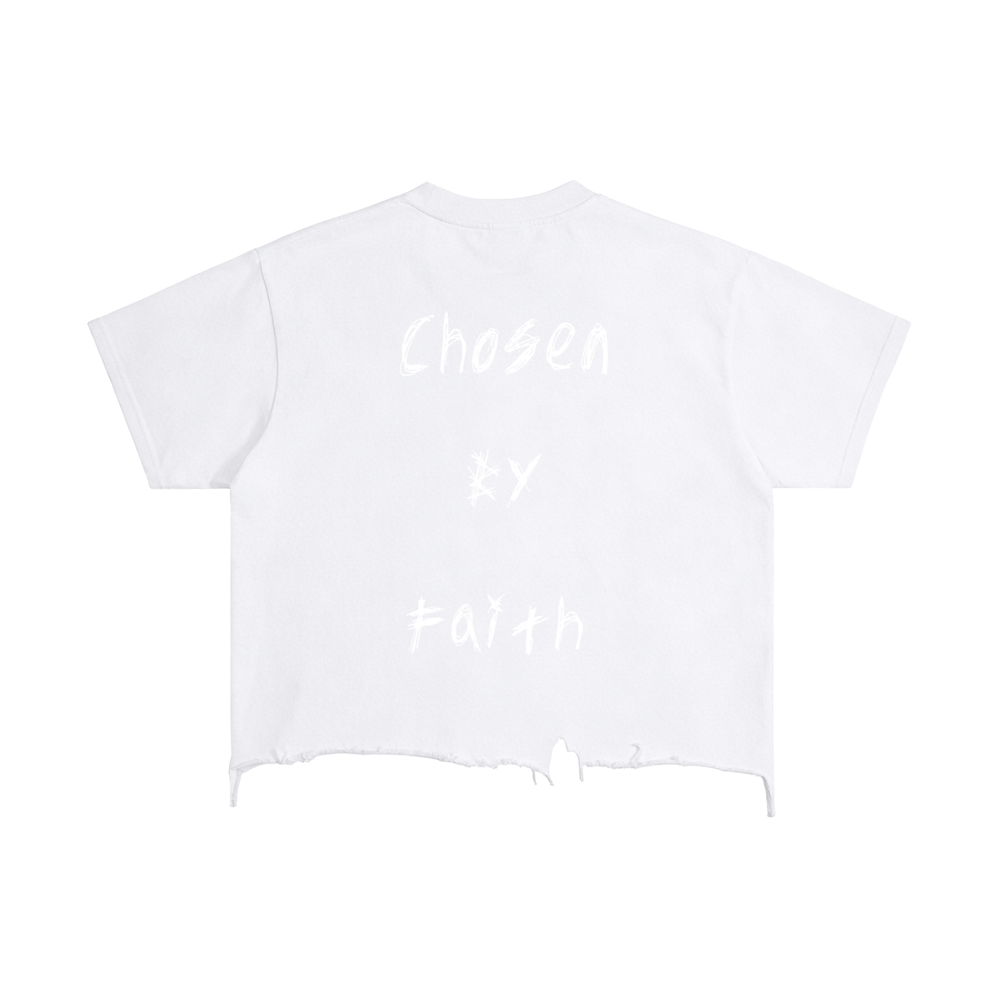 Vintage Chosen crop shirt