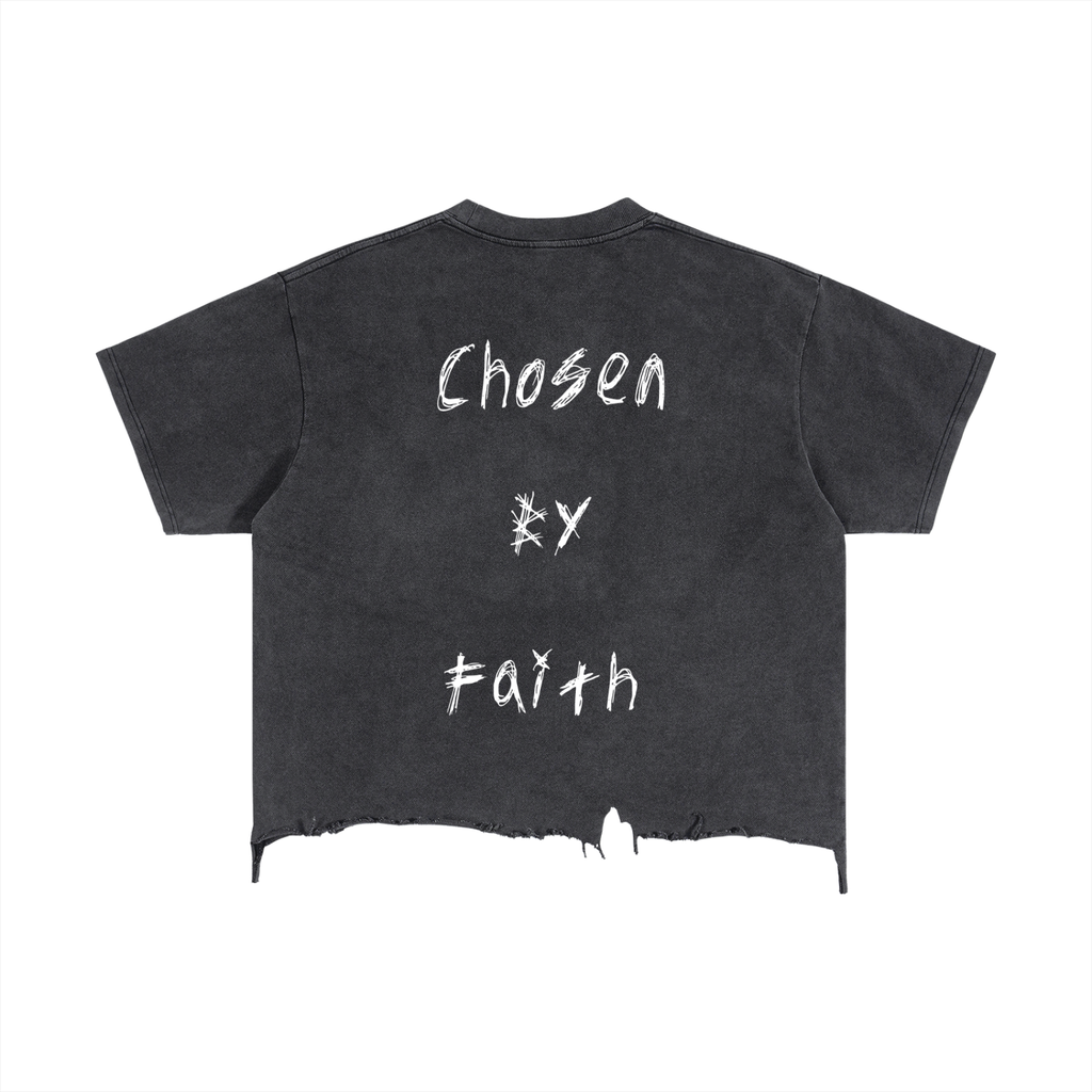 Vintage Chosen crop shirt